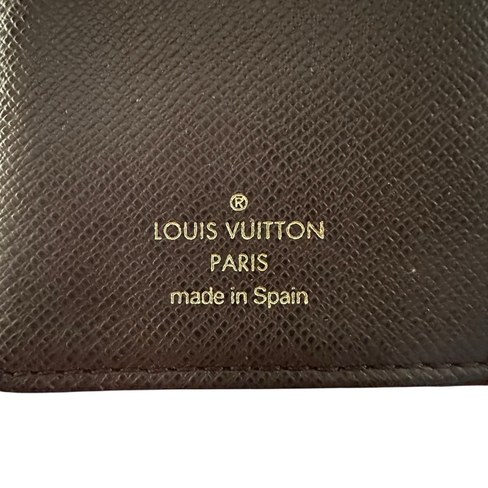Louis Vuitton Brown Mini Lin Monogram Agenda PM Passport Journal Organizer - Picture 5 of 12